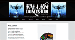 Desktop Screenshot of fallendominionstudios.com
